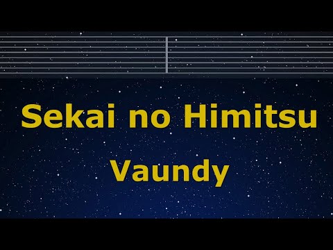 Karaoke♬ Sekai no Himitsu – Vaundy 【No Guide Melody】 Instrumental, Lyric Romanized