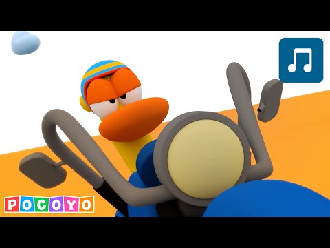 🏍️ High-Speed Fun! Ride with Pato 💨 PATO THE REBEL | Pocoyo English | Kid Songs