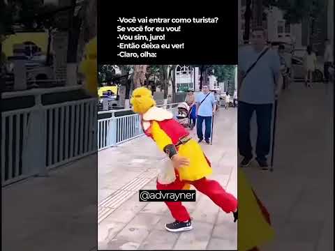 Você vai entrar como turista? Se você for eu vou!