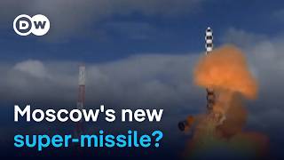 YouTube video thumbnail: Russia Hails Test Launch of New Long-Range Missile