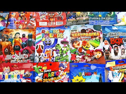 КИТАЙСКИЕ СЮРПРИЗЫ В ПАКЕТИКАХ Five Nights at Freddy's, Skibidi Toilet, Minecraft, Rainbow Friends