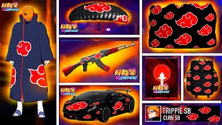 RETO: SOLO PODEMOS USAR COSAS CON LAS NUBES de AKATSUKI 😱 FREE FIRE