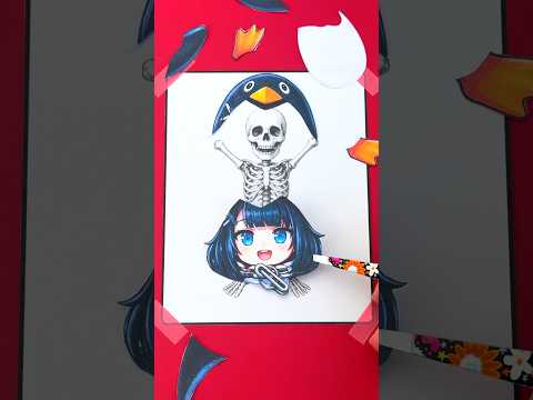 Gugu Gaga Penguin 🐧 Paper Puzzle Game ❤️ DIY Easy Paper Game Idea #gugugaga