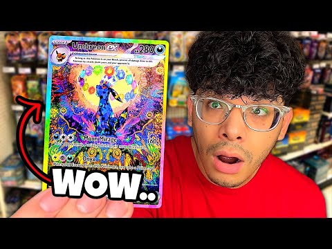 Opening Prismatic Evolutions Until I Pull The Rare $1,500 Umbreon Pokemon Card!