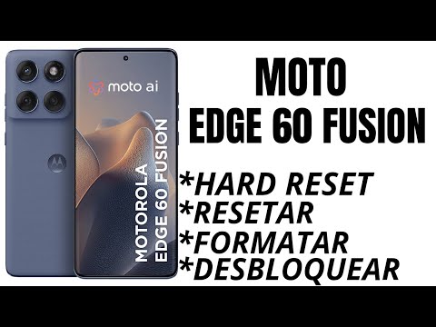 Dr.Celular - Moto Edge 60 Fusion - Hard Reset - Resetar - Formatar - Desbloquear