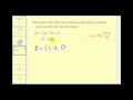 Finding Points and Distances in Planes