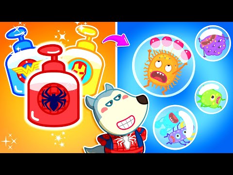 Wolfoo Superhero Hand Wash | Compilation Of Good Habits For Kids 🤩 Wolfoo Kids Cartoon