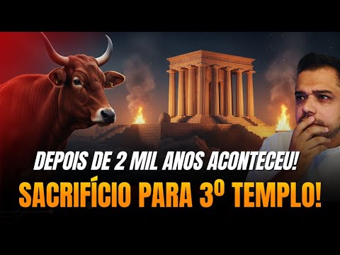 ACONTECEU EM ISRAEL: A Queima da Novilha Vermelha que Prepara o Terceiro Templo