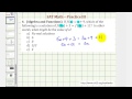 Function Substitution and Equation Solving