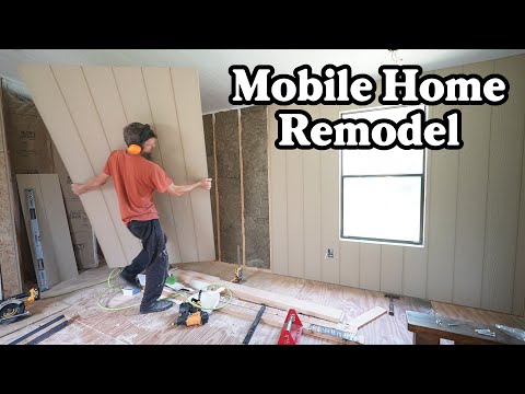 Big Progress, Custom Quality - Salvaged Mobile Home Remodel