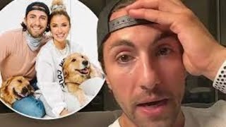 “Bachelorette” alum Jason Tartick said he was hit by a car while walking his dog Pinot.