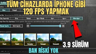 PUBG MOBİLE 3.9 SÜRÜM İÇİN AKICI 120 FPS YAPMAK - 120 Fps config pubg mobile