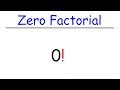 Understanding Factorials and Zero Exponents