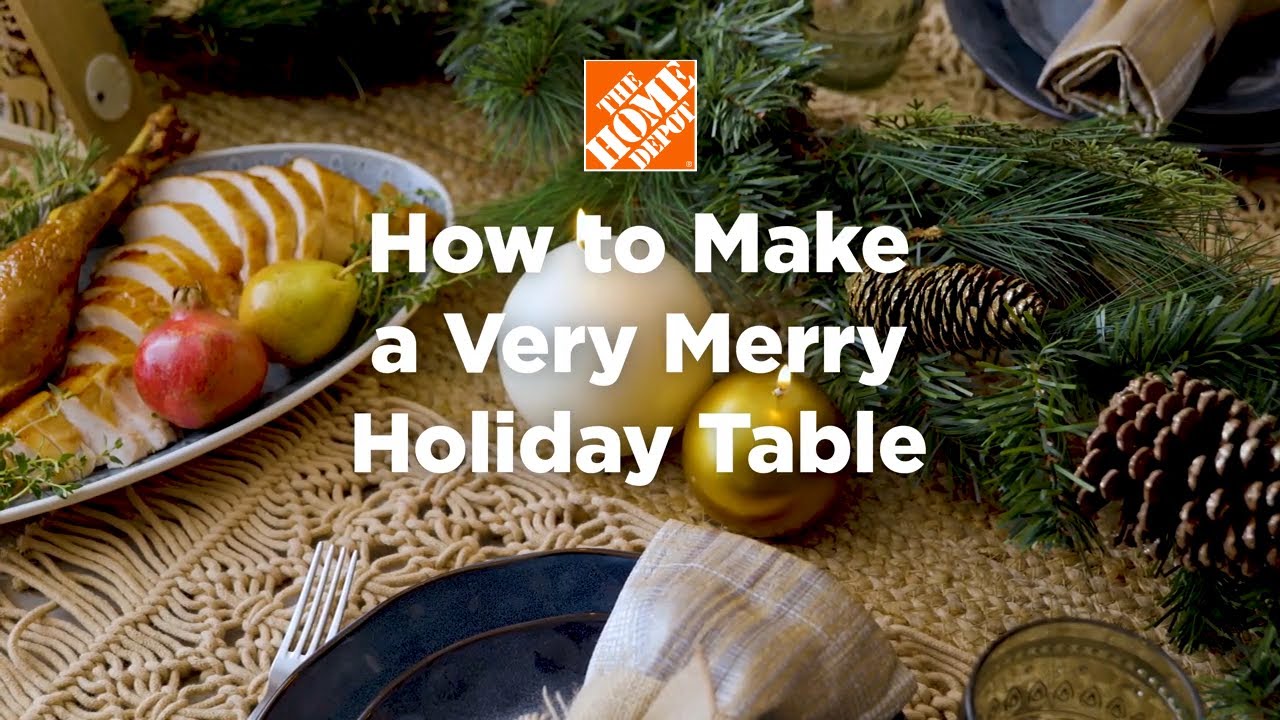 How to Make a Merry Holiday Tablescape 