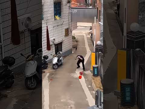 Watch till end this is Hilarious #lol #fun #funny #shots #shorts #scooter