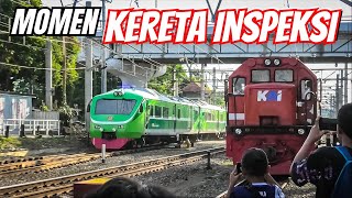 KERETA INSPEKSI ketemu LOKOMOTIF RNB dan MOMEN LOKO VINTAGE