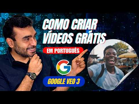 VEO3: Como usar a nova I.A do Google para criar vídeos em português - Passo a passo completo
