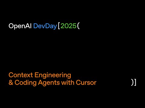 Context Engineering & Coding Agents with Cursor