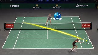 +33 Times Jannik Sinner Found an IMPOSSIBLE Angle