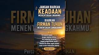 Firman Tuhan menentukan langkah #mazmurbaru #rohanikristen