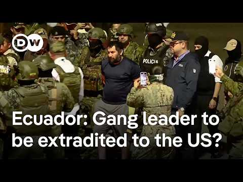 YouTube video thumbnail: How Ecuador's Arrest of Drug Kingpin 'Fito' Could Boost President Noboa's Tough-on-Crime Reputation