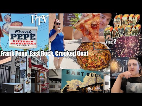 Our 4th of July in the Pizza Capital! 🍕🇺🇸 Frank Pepe’s, Crooked Goat, East Rock Brewing & Fireworks