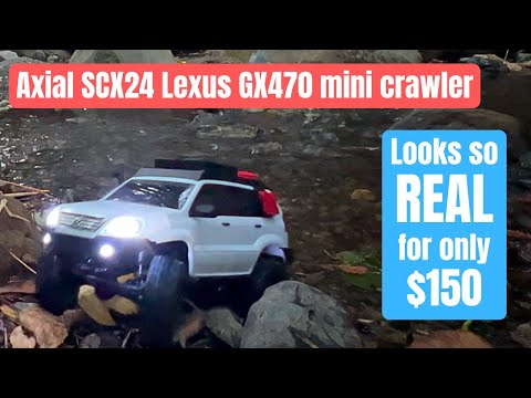 Axial SCX24 Lexus GX470 cheap rc mini crawler review - realistic hardbody budget rc crawler