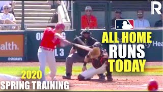 2/29 Every Home Run Hit Today | 2020 Spring Training