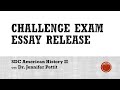 Essay Questions and Critical Thinking