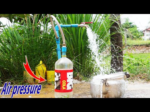 Top 99 super simple free Water Pump Anymore from Empty bottles + PVC pipes  #diy #shots