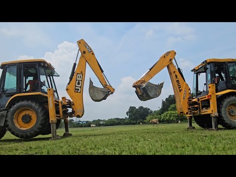 Jcb VS Bull comparison video | Jcb 3dx Ecco expect and Bull  SD super smart backhoe loader video ||