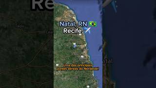 Natal - Recife 🇧🇷 Uma das principais pontes aéreas do Nordeste✈️