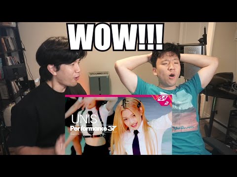 FIRST TIME EVER REACTING TO UNIS(유니스) 'Dopamine' (4K)Performance