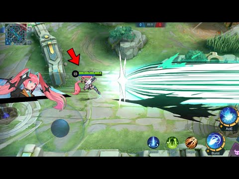 Anime layla skin has Bigger Ultimate?!