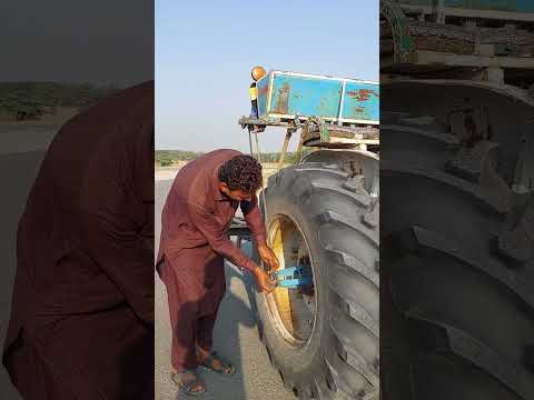 The gram seeding drill machine can be driven by a belt on a pulley attached to a tractor tire