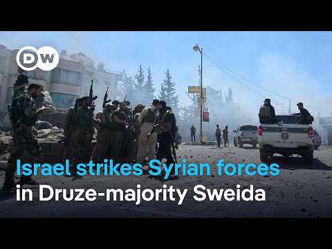 YouTube video thumbnail: What Is Israel Trying to Achieve by Bombing Syrian Forces in Sweida?