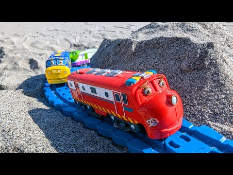 Chuggington Plarail ☆ Beautiful beach nature gimmick adventure course