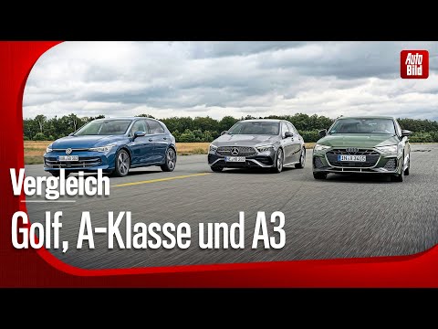 VW Golf, Mercedes A-Klasse und Audi A3 | Premium-Kompakte im Vergleich | mit Jonas Uhlig