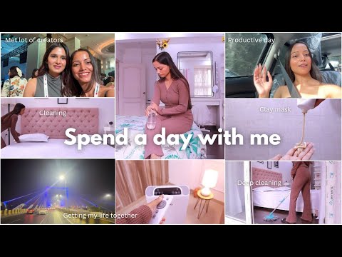 Come Spend The Day With Me ⭐| cleaning, event, productive + getting my life together | Gulguli Singh