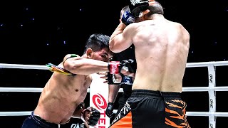 Baru SATU ronde, Nakrob beri sikutan tajam ke Tagir Khalilov sampai KO! 💪 | ONE Friday Fights 67