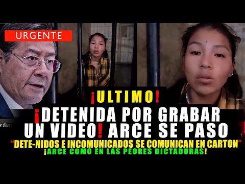 BOMBAZO. ARCE CAE. ¡FUE DETENID4 SOLO POR GRABAR UN VIDEO!