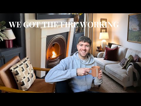 WHY DIDN'T WE DO THIS SOONER? Reinstating our victorian fire, vintage furniture & health updates