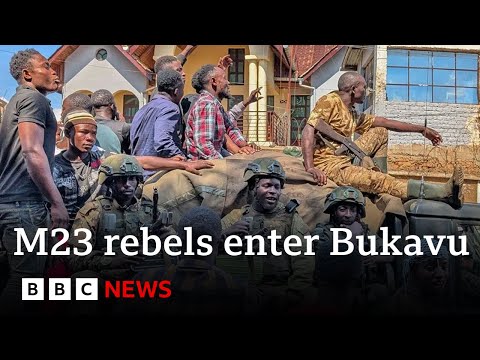 Rwanda-backed rebels capture second city in DR Congo | BBC News