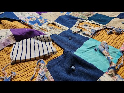 next step of Mikey's quilt recovery (NOW IN REPLAY)