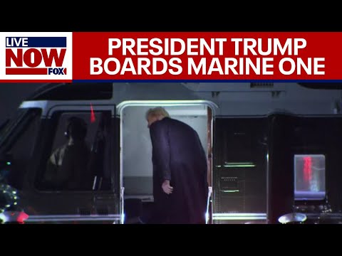 Trump Marine One: Watch President Trump board America's Most Famous Helicopter