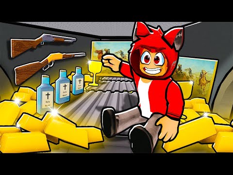 ZBUDOWAŁEM SEKRETNĄ BAZĘ POD POCIĄGIEM W ROBLOX DEAD RAILS!