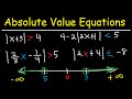 Solving Absolute Value Equations and Inequalities