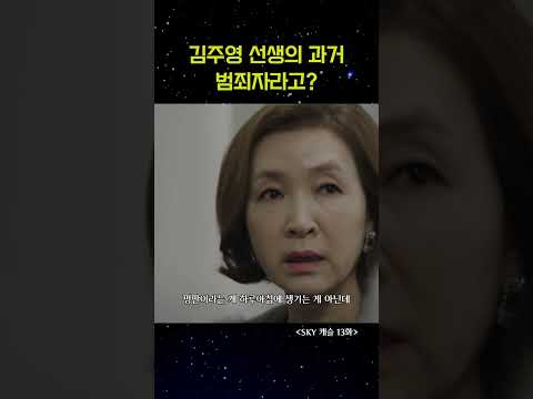 선생님이 범죄자? #shorts #스카이캐슬 #염정아 #정준호 #김혜윤 #드라마 #ドラマ #서울대 #drama