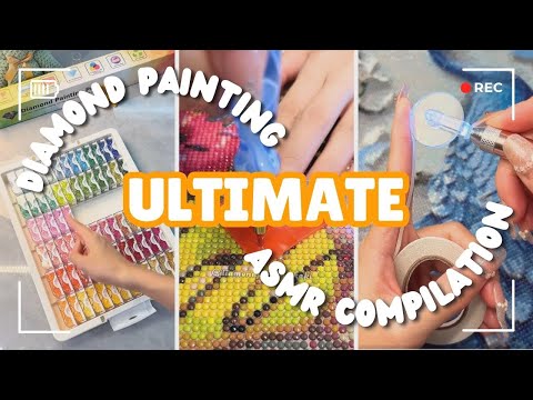 Ultimate Satisfying ASMR✨Relax with Diamond Painting Pro Kits💎No Talking