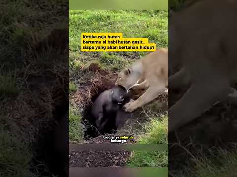 🐗🦁Keluarga Babi Hutan Diserang Singa – Endingnya Bikin Merinding.
